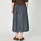 45R Cotton Linen Dungaree Chiho Skirt Nou