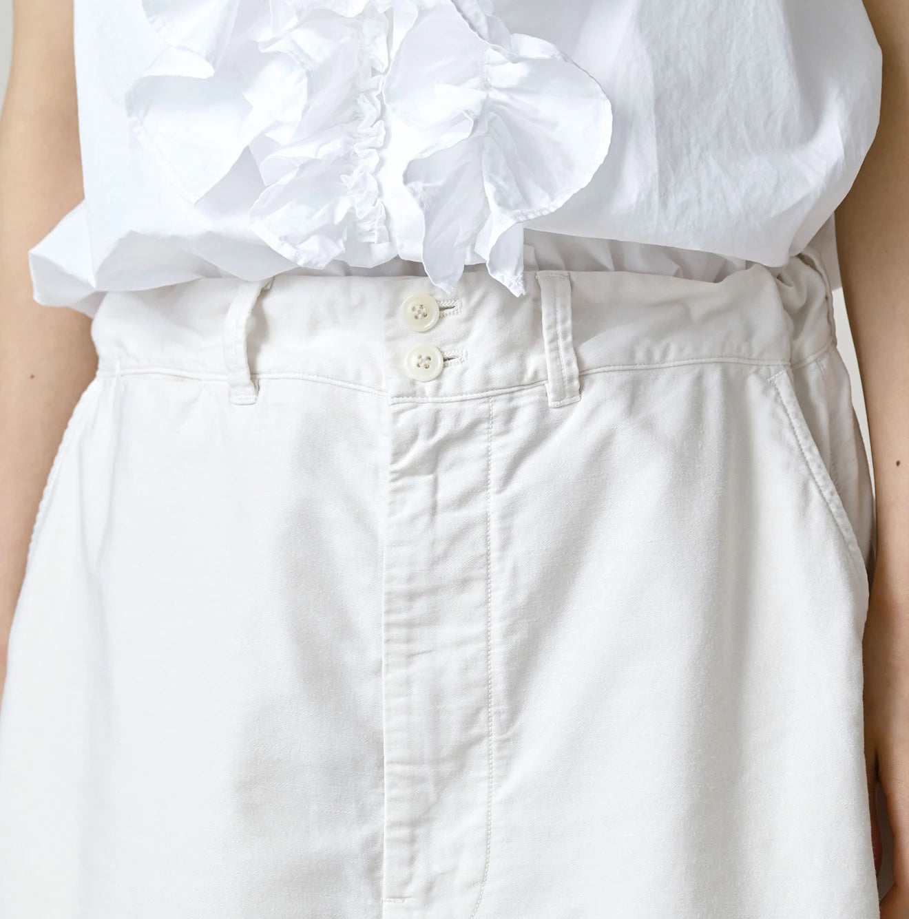 45R Yoko Sateen Nîmes Skirt - Image 8