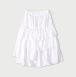 45R Broadcloth Tiered Skirt