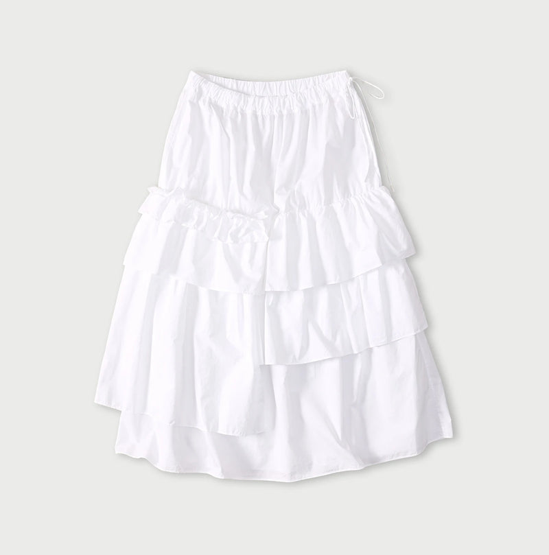 45R Broadcloth Tiered Skirt - Image 1