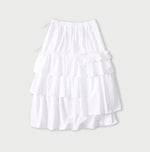 45R Broadcloth Tiered Skirt