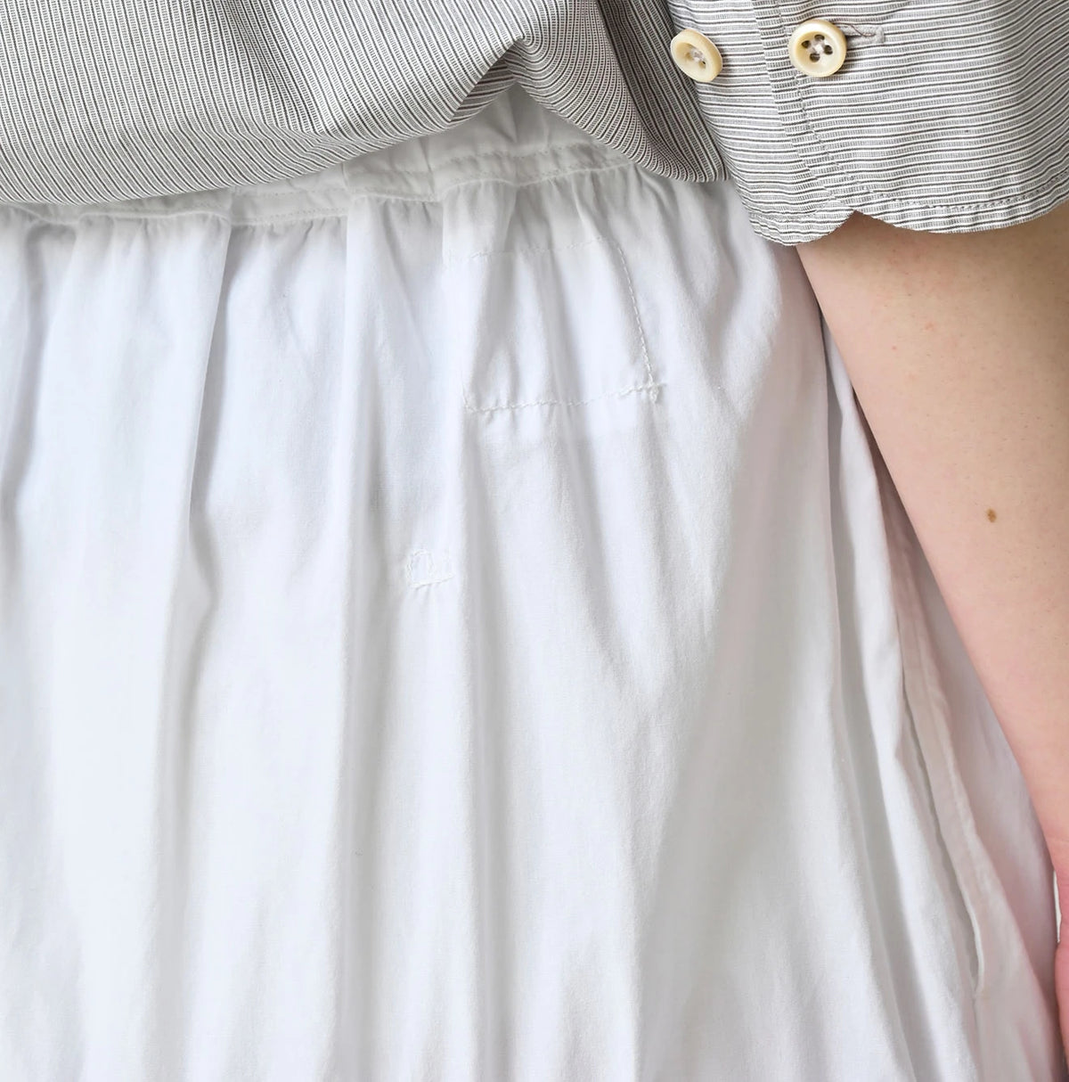 45R Broadcloth Tiered Skirt
