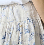 45R Linen Campanula Easy Gathered Skirt