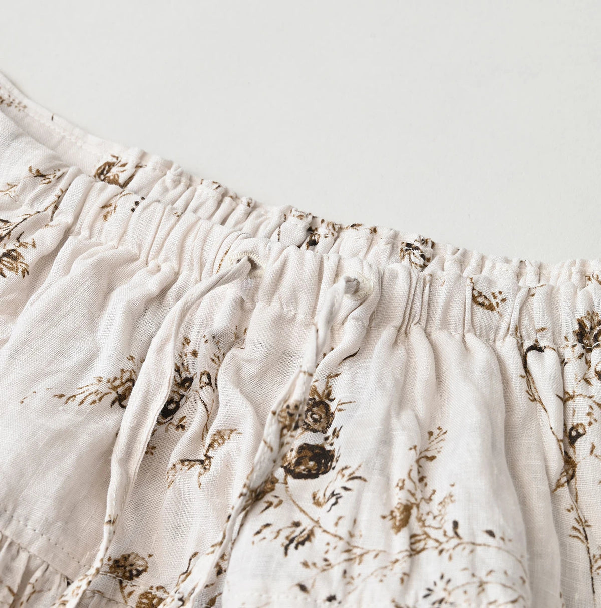 45R Linen Campanula Easy Gathered Skirt