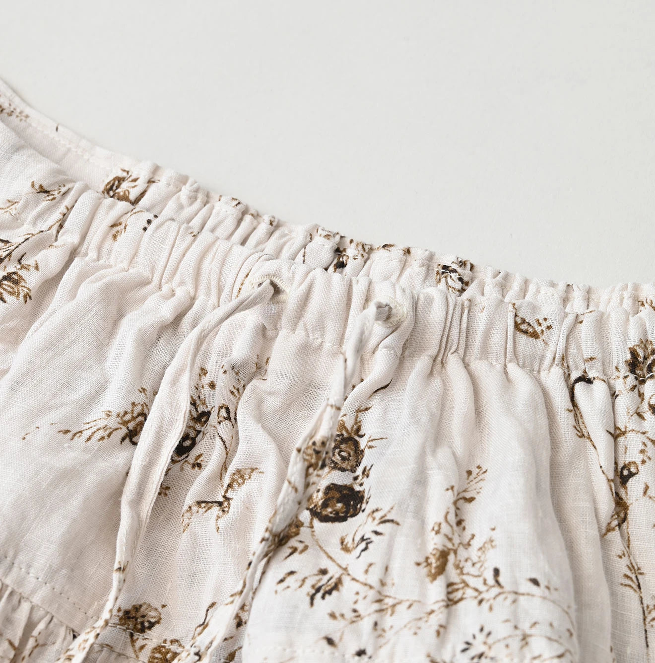 45R Linen Campanula Easy Gathered Skirt - Image 15
