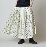 45R Gauze Polka Dot Wrap Skirt