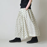 45R Gauze Polka Dot Wrap Skirt