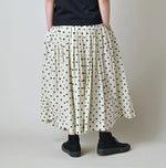 45R Gauze Polka Dot Wrap Skirt