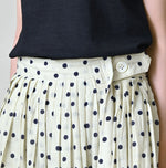 45R Gauze Polka Dot Wrap Skirt