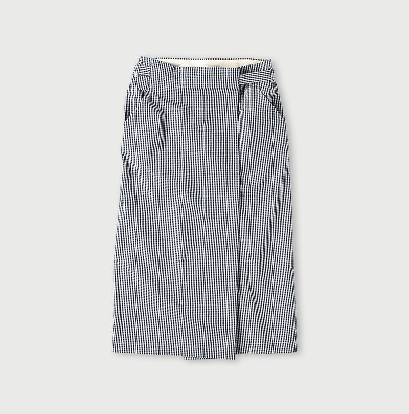 45R Indigo Cook Serge Wrap Skirt