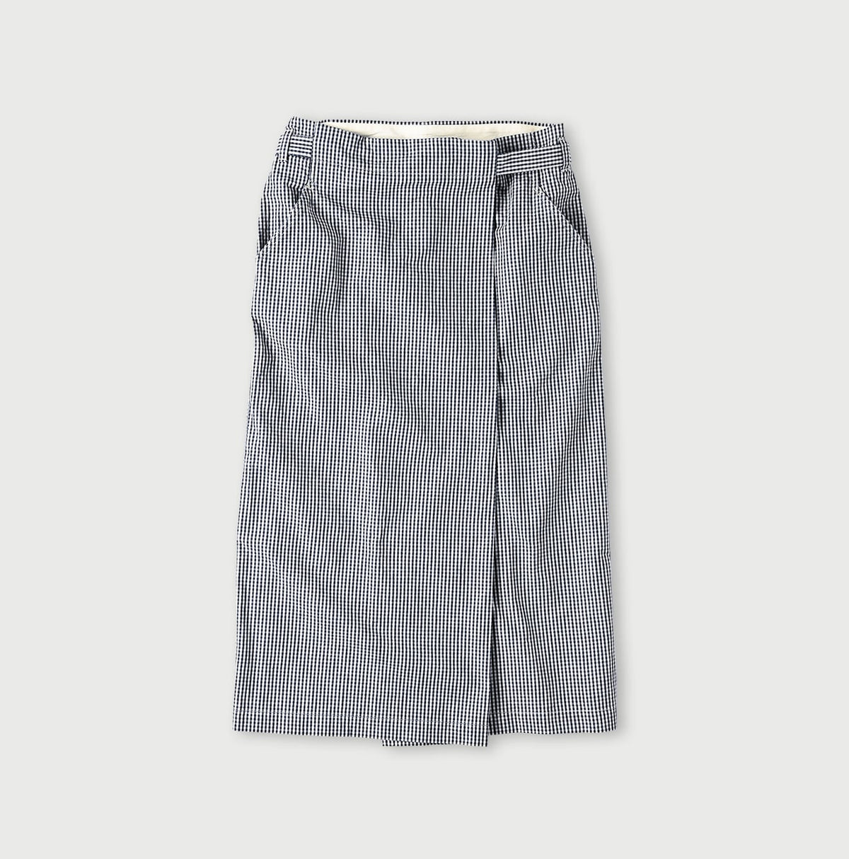 45R Indigo Cook Serge Wrap Skirt