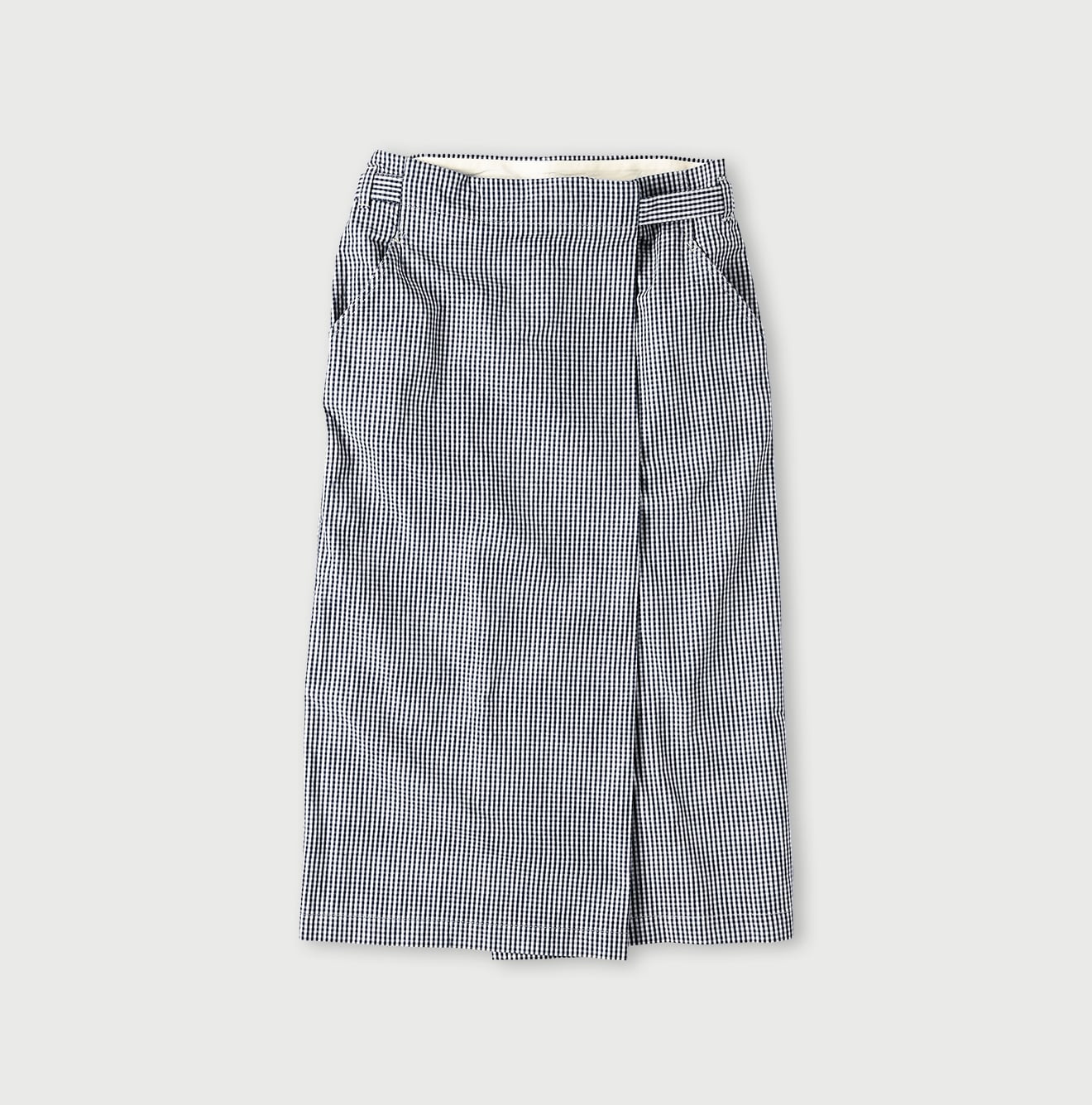 45R Indigo Cook Serge Wrap Skirt