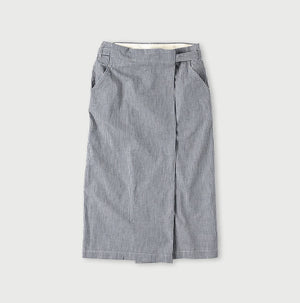 Indigo Cook Serge Wrap Skirt