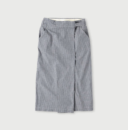 45R Indigo Cook Serge Wrap Skirt