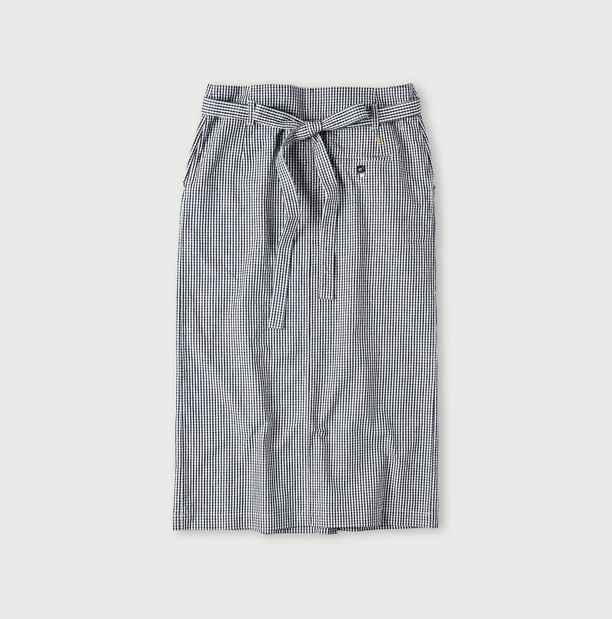 45R Indigo Cook Serge Wrap Skirt