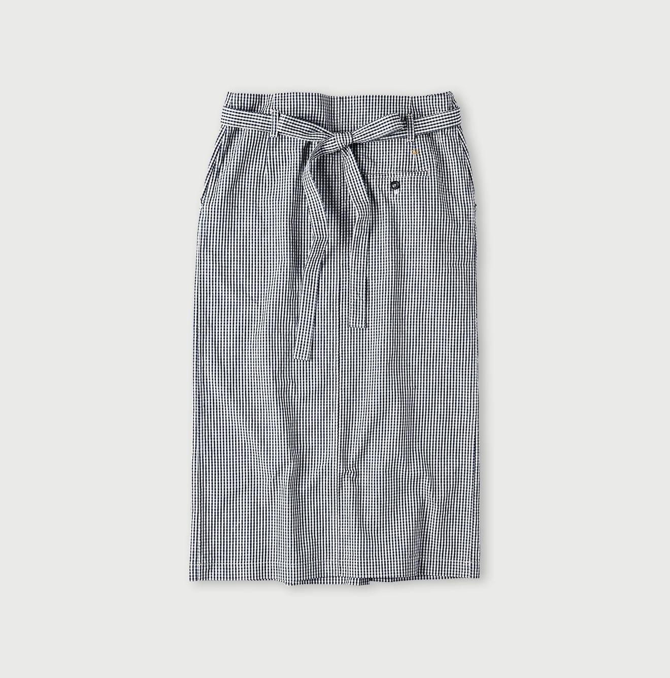 45R Indigo Cook Serge Wrap Skirt