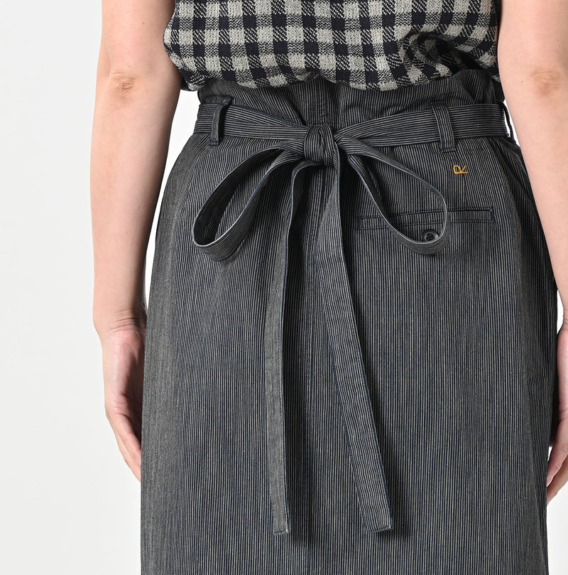 45R Indigo Cook Serge Wrap Skirt