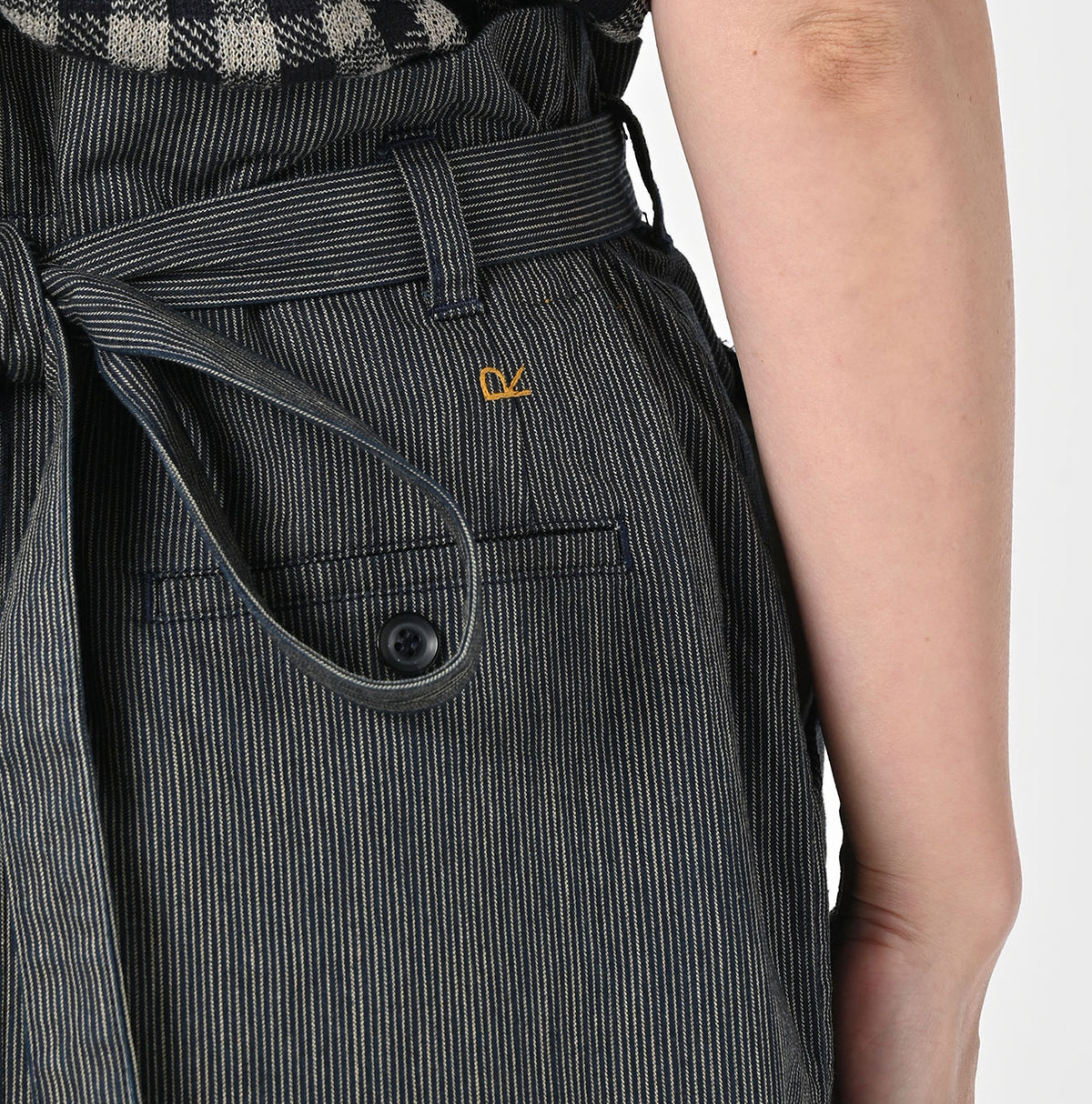 45R Indigo Cook Serge Wrap Skirt