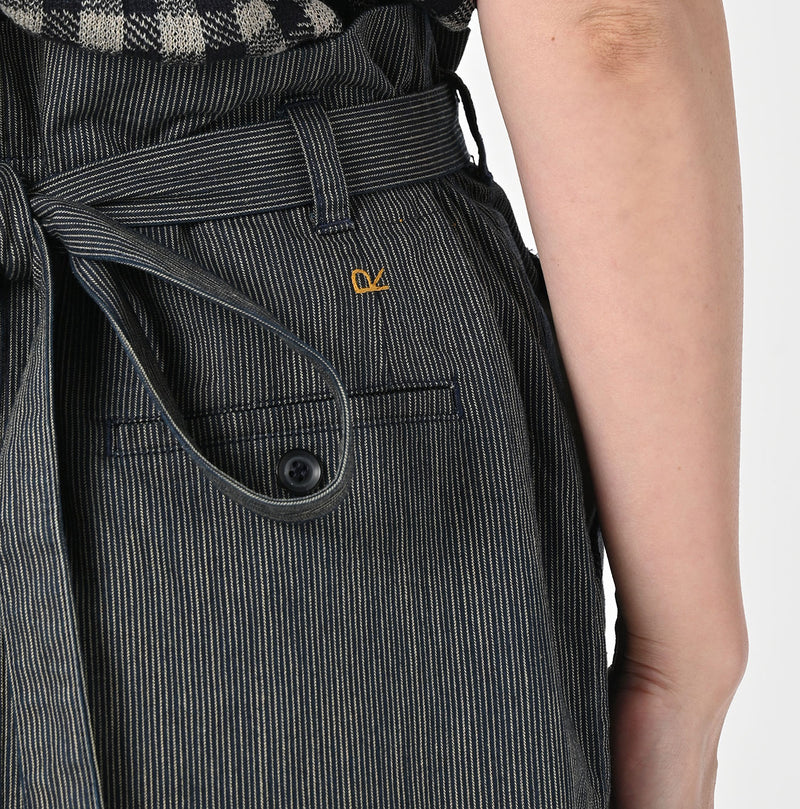 45R Indigo Cook Serge Wrap Skirt - Image 11