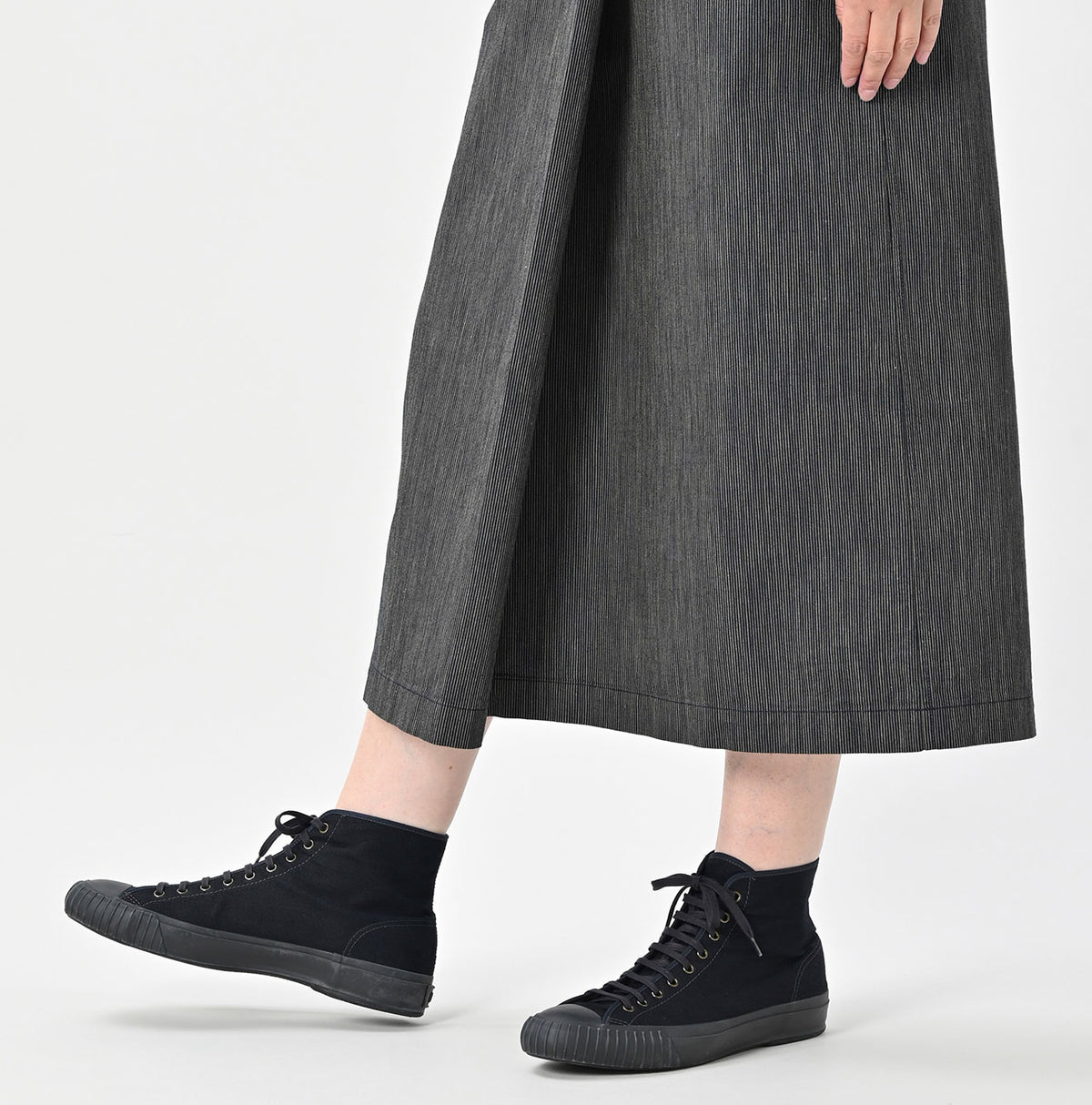 45R Indigo Cook Serge Wrap Skirt