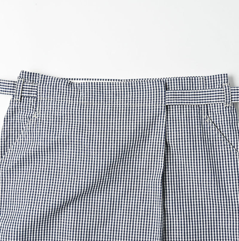 45R Indigo Cook Serge Wrap Skirt