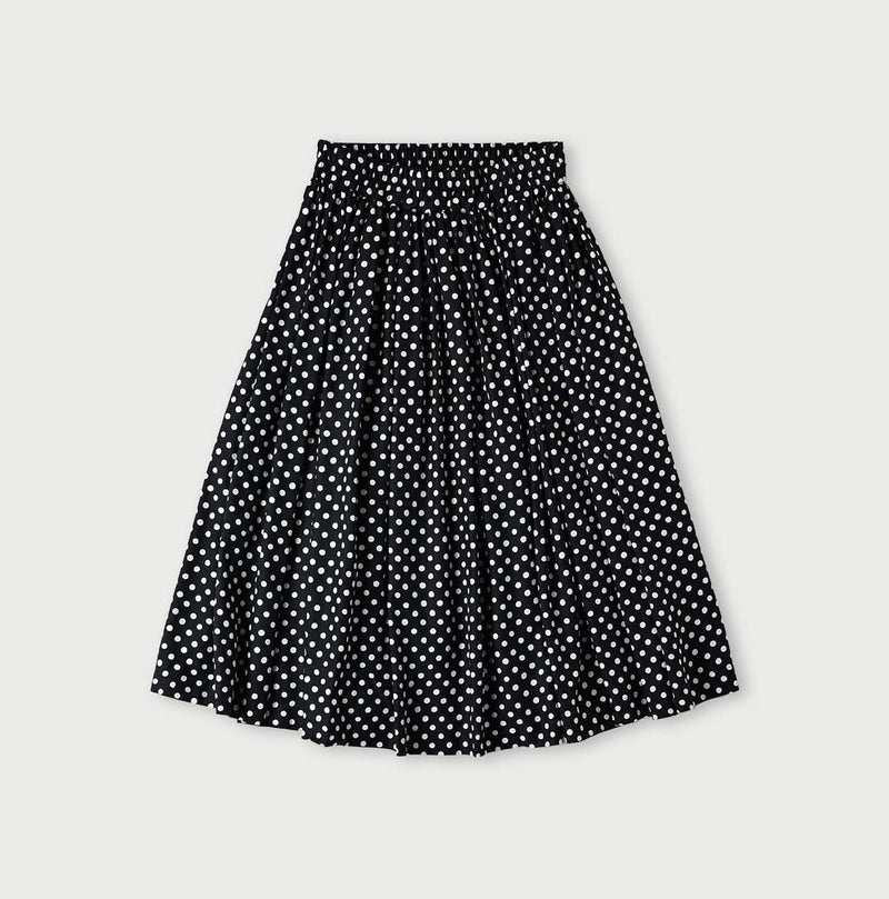 45R Cupro Cotton Dot Skirt