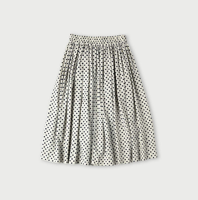 45R Cupro Cotton Dot Skirt
