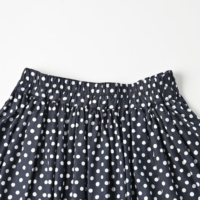 45R Cupro Cotton Dot Skirt