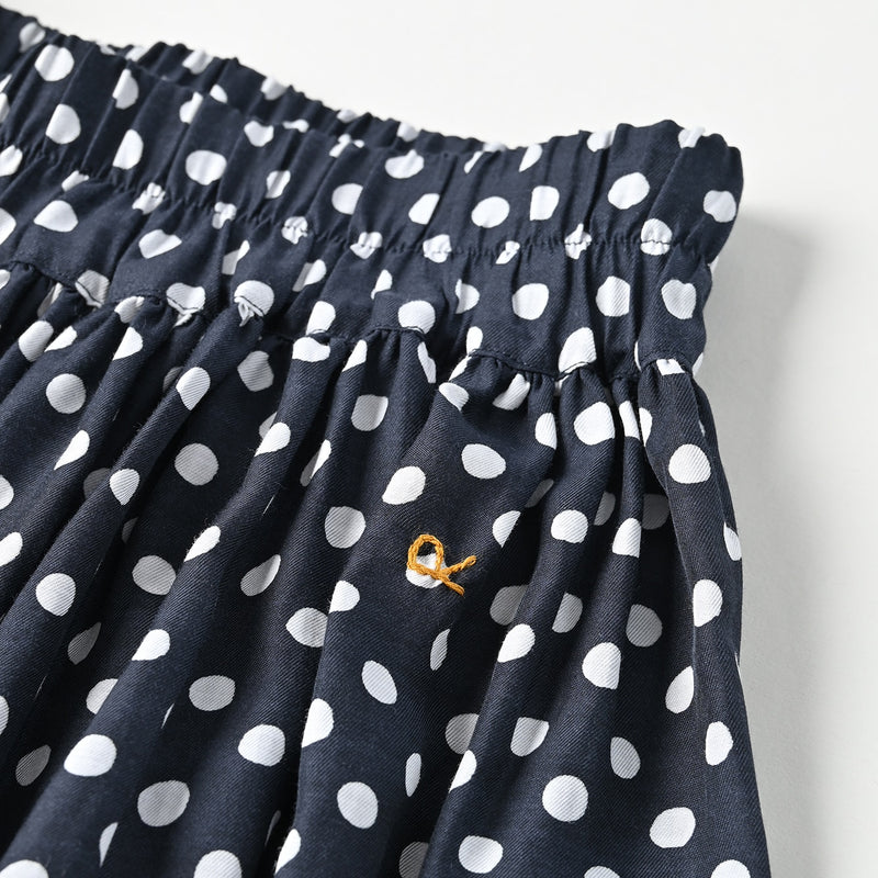 45R Cupro Cotton Dot Skirt