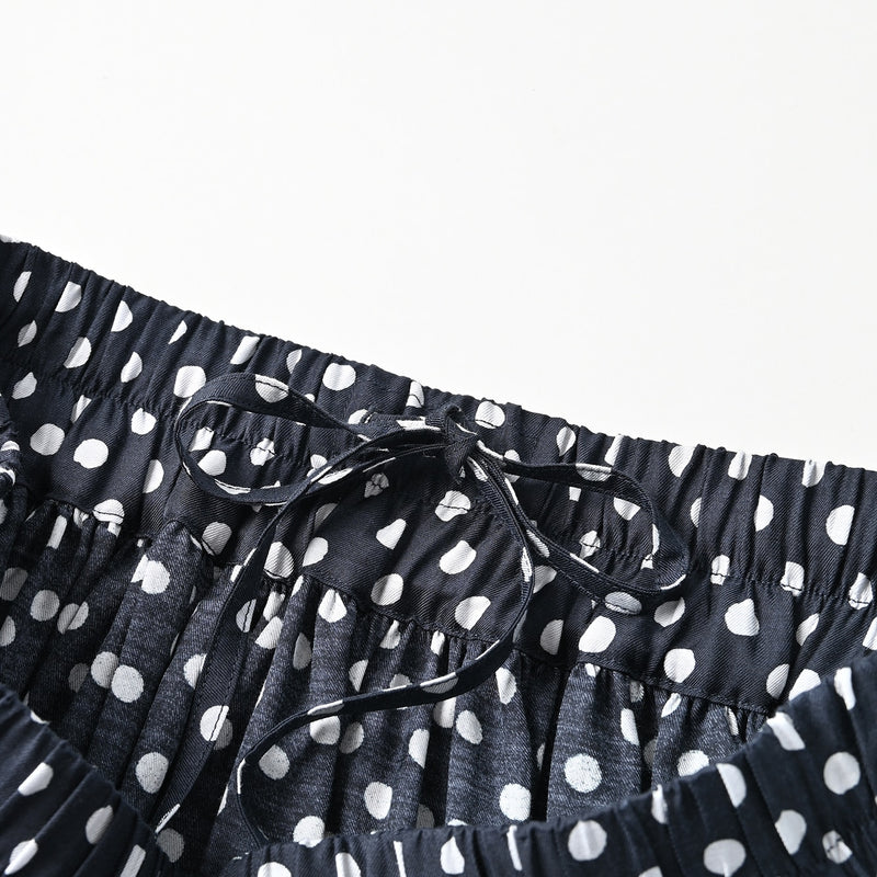 45R Cupro Cotton Dot Skirt