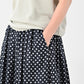 45R Cupro Cotton Dot Skirt