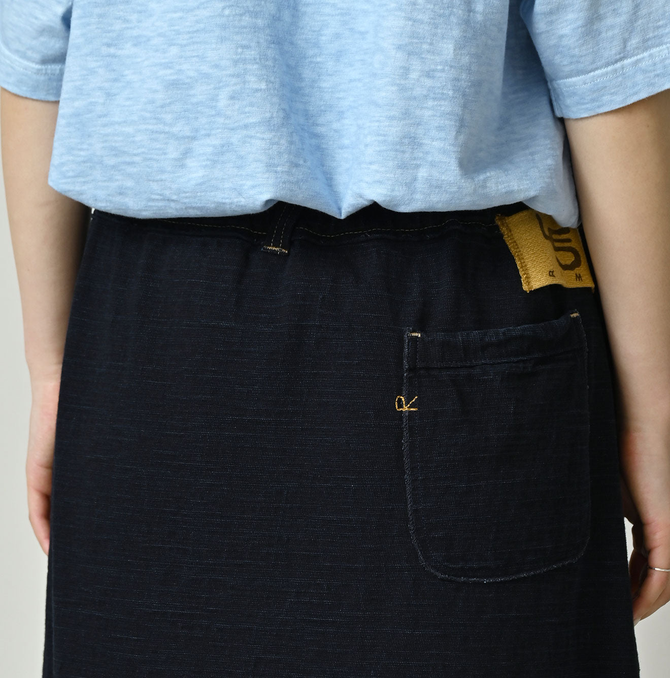 Indigo Dekoboko Tenjiku Skirt - Image 10