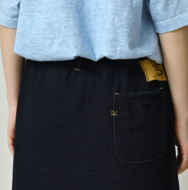 Indigo Dekoboko Tenjiku Skirt - Image 10