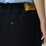 Indigo Dekoboko Tenjiku Skirt