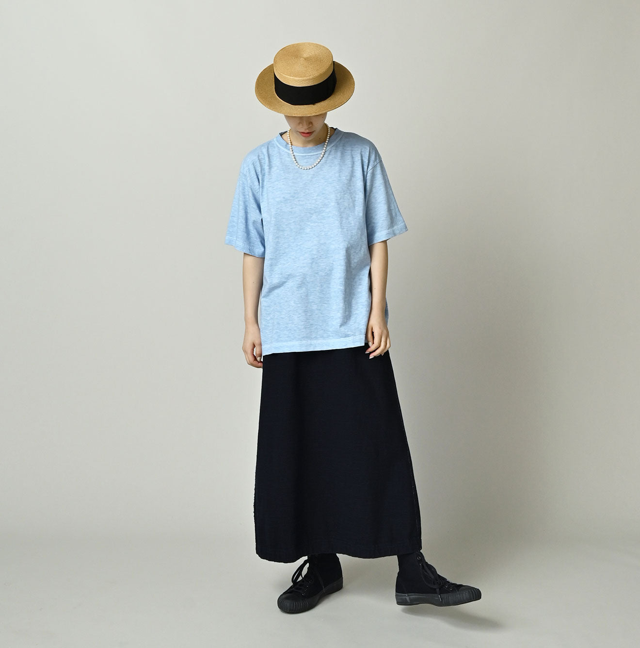 Indigo Dekoboko Tenjiku Skirt - Image 2