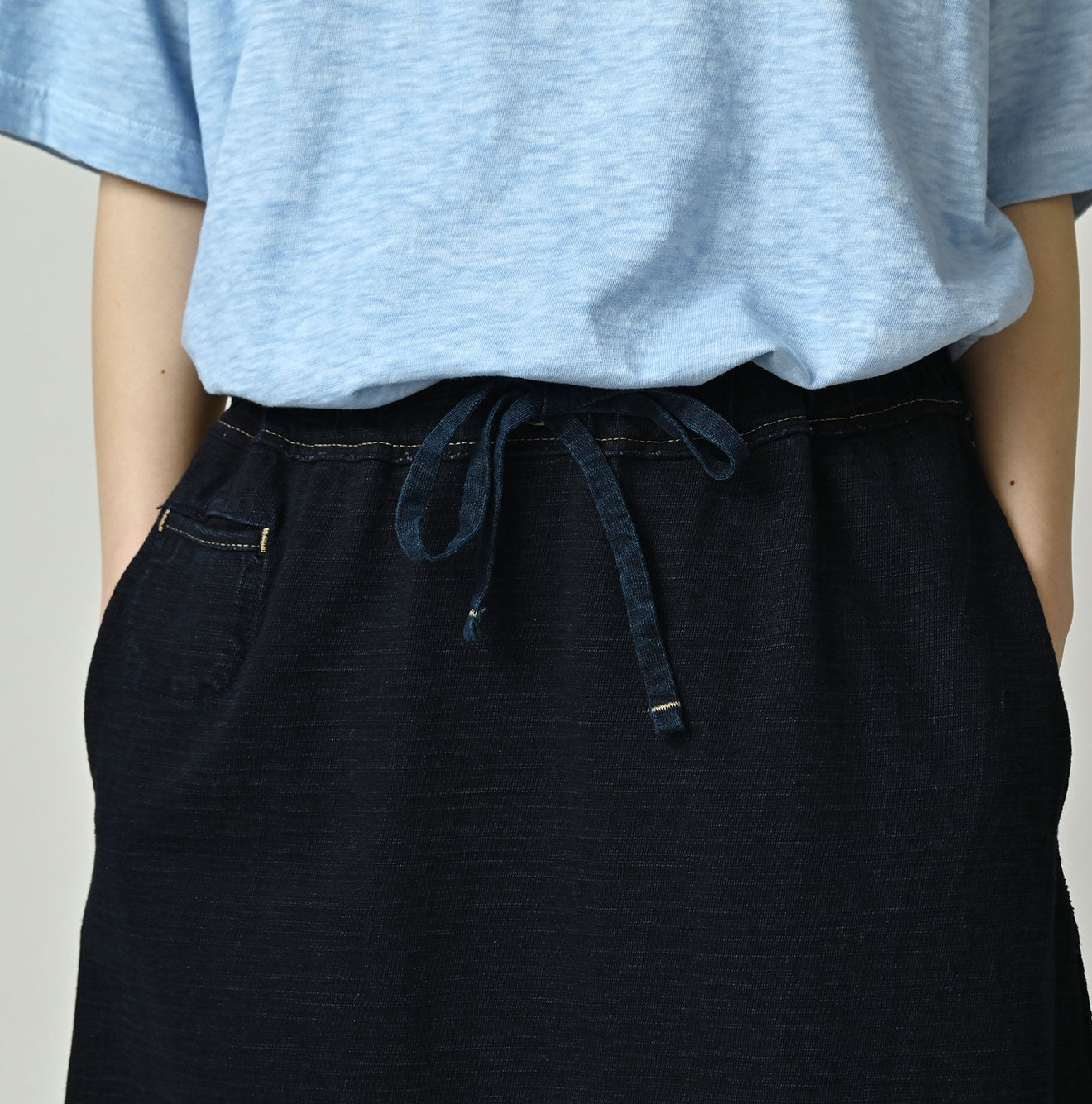 Indigo Dekoboko Tenjiku Skirt - Image 6