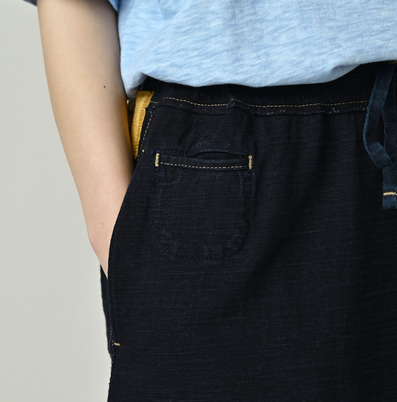 Indigo Dekoboko Tenjiku Skirt - Image 7