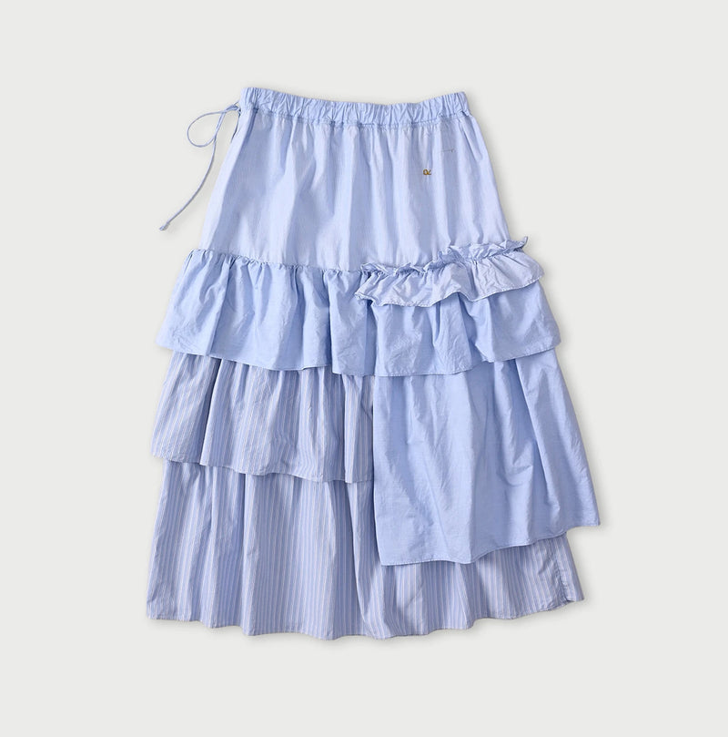 45R Broadcloth Mix Tiered Skirt - Image 13