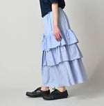 45R Broadcloth Mix Tiered Skirt