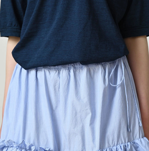 45R Broadcloth Mix Tiered Skirt