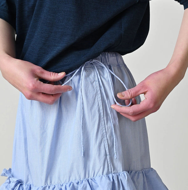 45R Broadcloth Mix Tiered Skirt