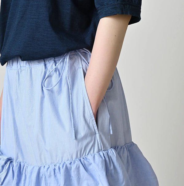 45R Broadcloth Mix Tiered Skirt