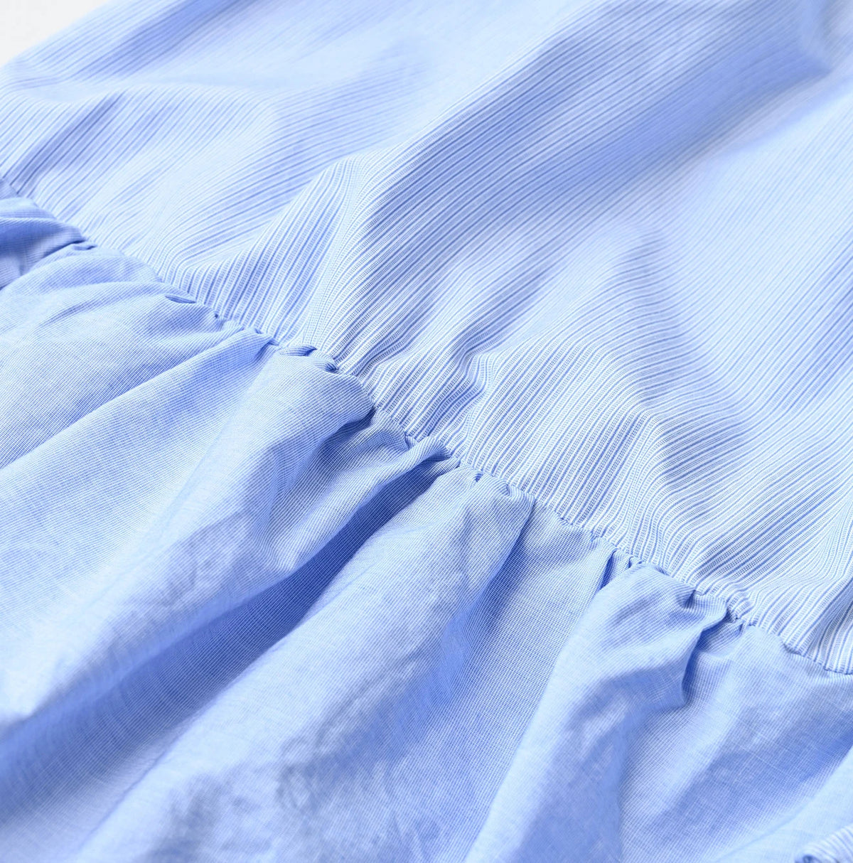45R Broadcloth Mix Tiered Skirt