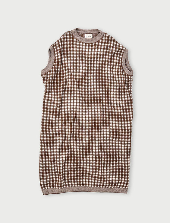 Gingham Jacquard M-dress