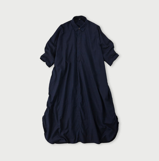 45R Indigo 504 Oxford Shirt Dress