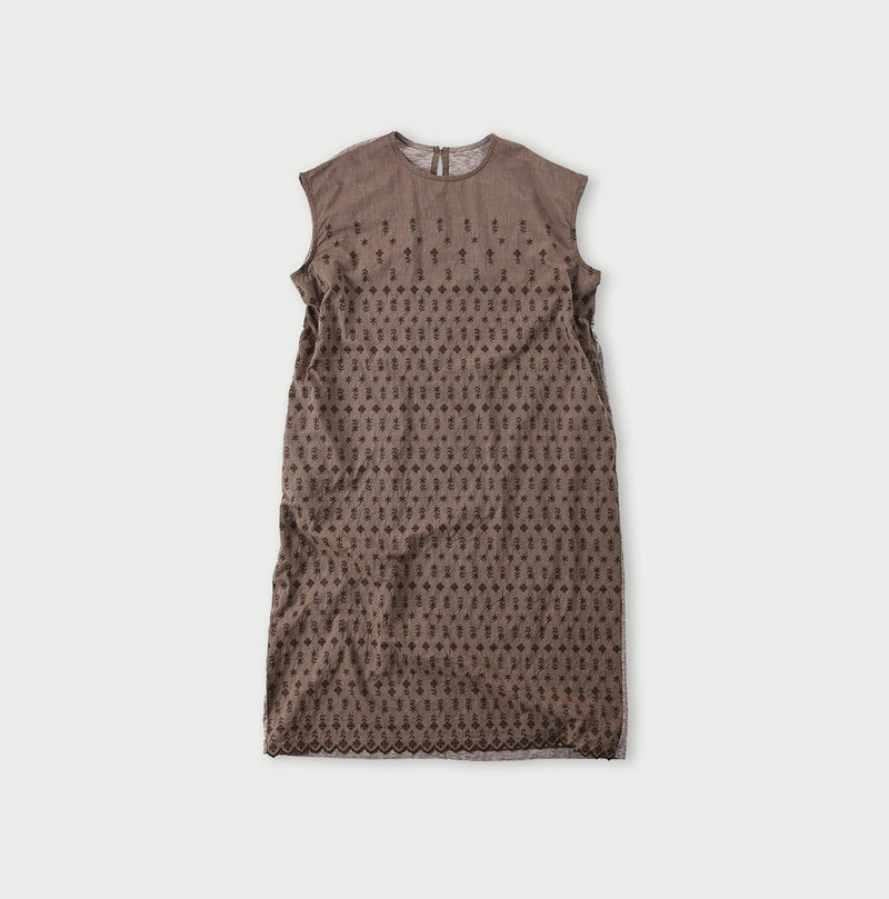 Hakeme Cutwork x Tenjiku M-cami Dress - 45R by 45rpm studio
