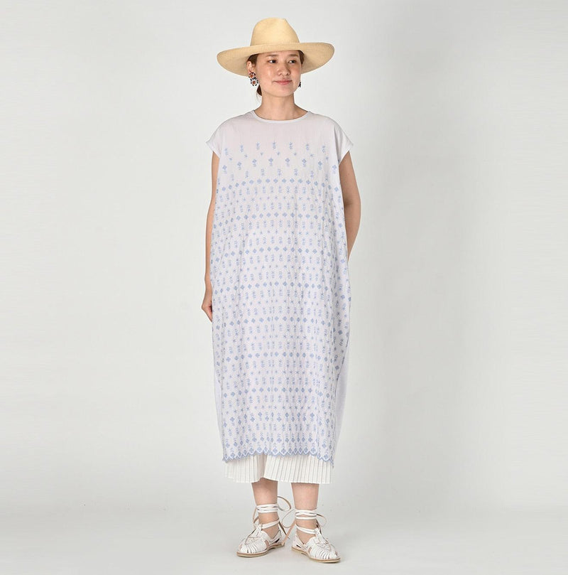 Hakeme Cutwork x Tenjiku M-cami Dress - 45R by 45rpm studio