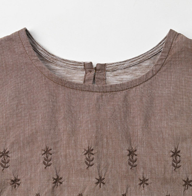 Hakeme Cutwork x Tenjiku M-cami Dress - 45R by 45rpm studio