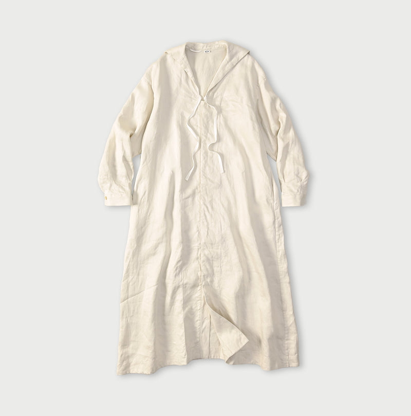 Linen Sateen Sailor Dress - Image 1
