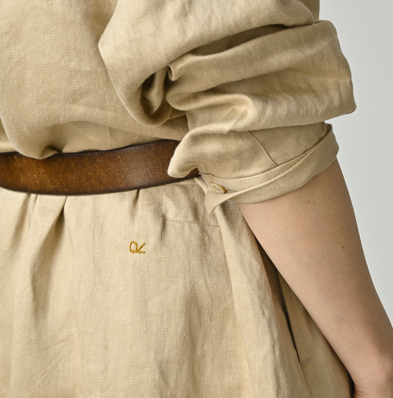 Linen Sateen Sailor Dress - Image 12